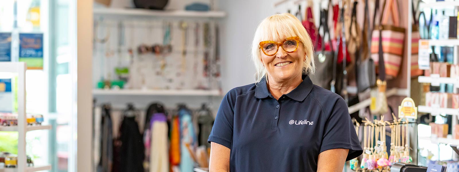 A lifeline shop worker