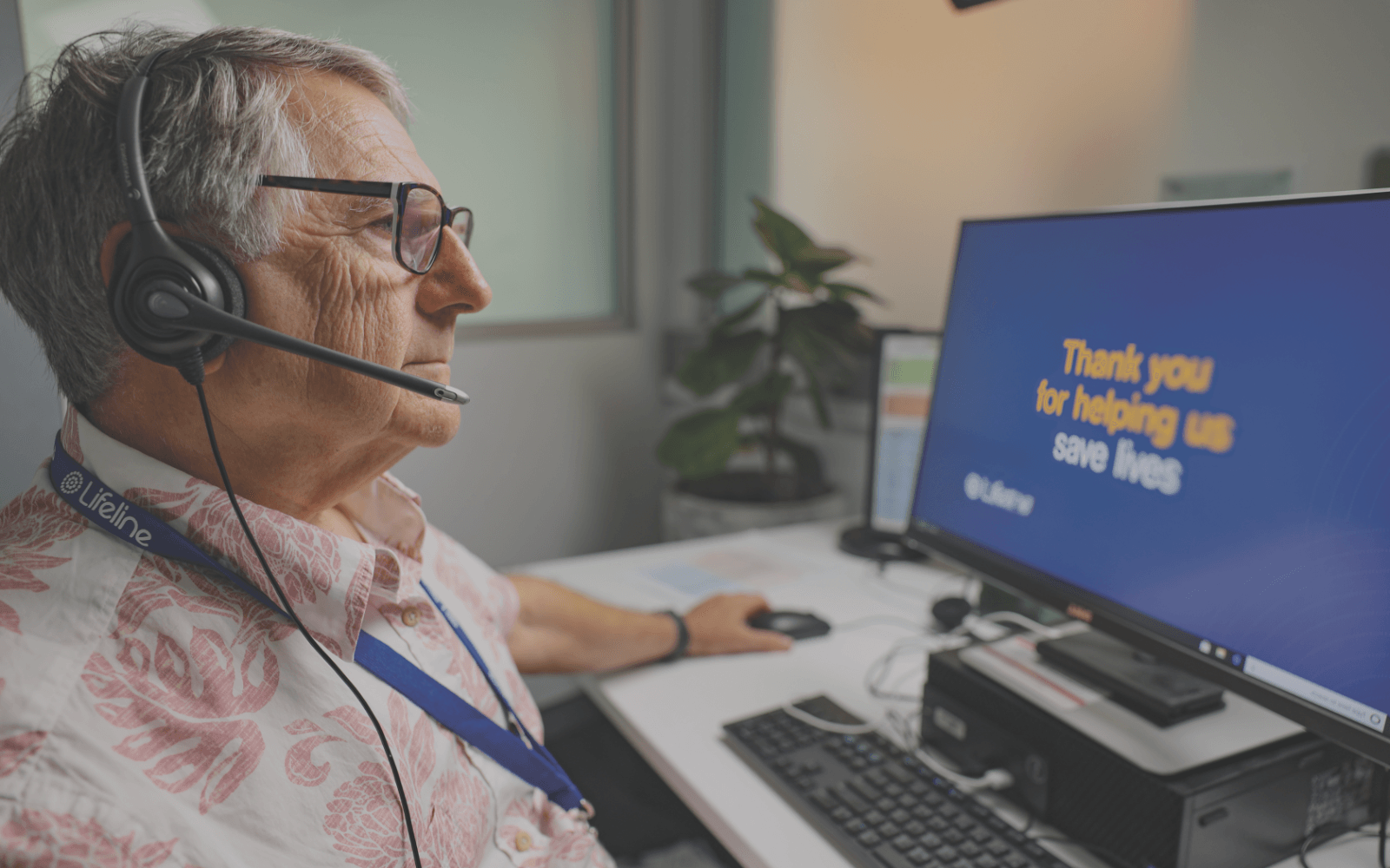 Lifeline telephone responder